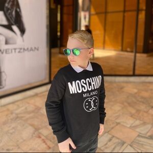 Moschino crew neck sweatshirt boys size 12